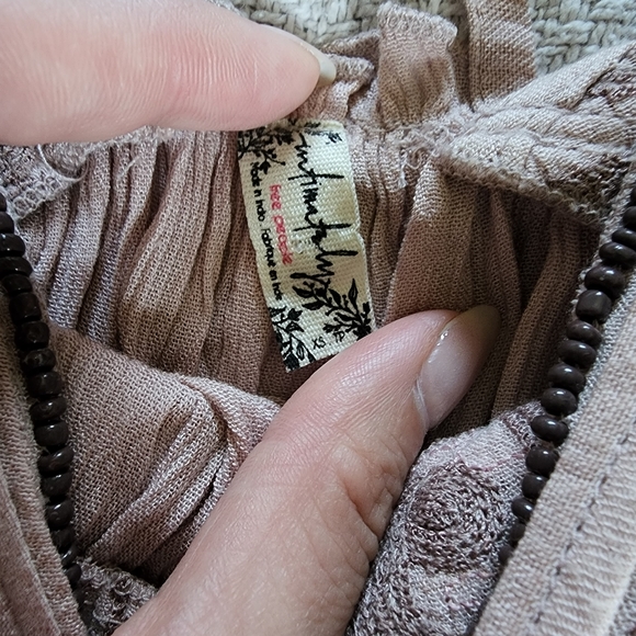 Rare Free People Embroidered/Beaded Dress - Picture 11 of 12